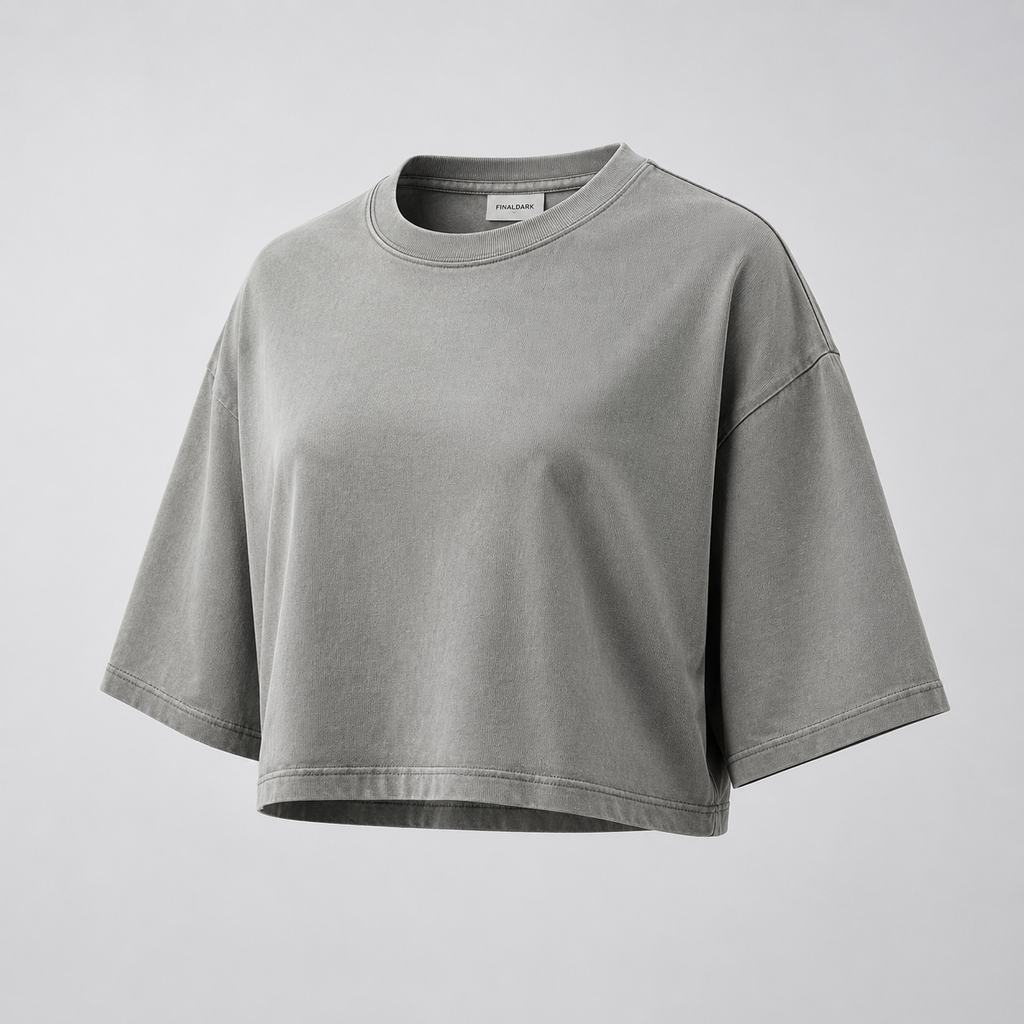 Ash Boxy Crop Tee product detail