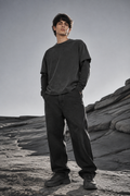 Shadow Layered Long-Sleeve worn by a FINALDARK fashion model
