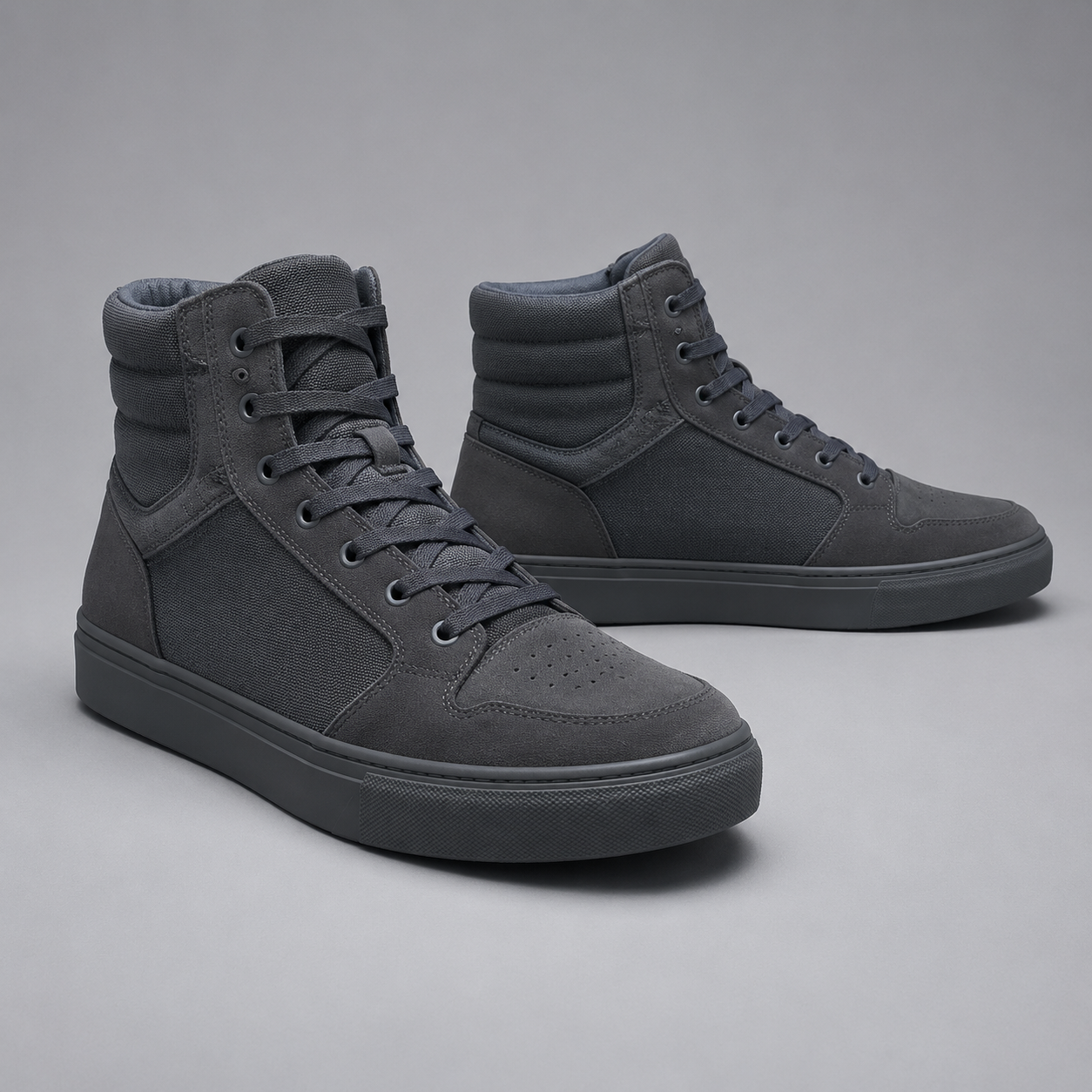Slate Minimal High-Top — FINALDARK