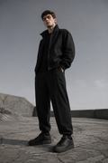 Void Chunky Court Sneaker worn by a FINALDARK fashion model